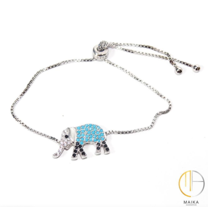 Pulsera Elefante Silver