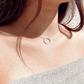 Collar Crescent Moon Silver
